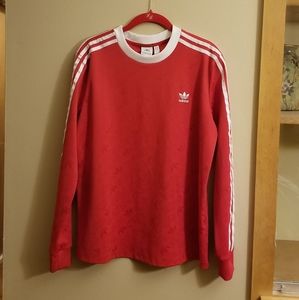 Woman red adidas